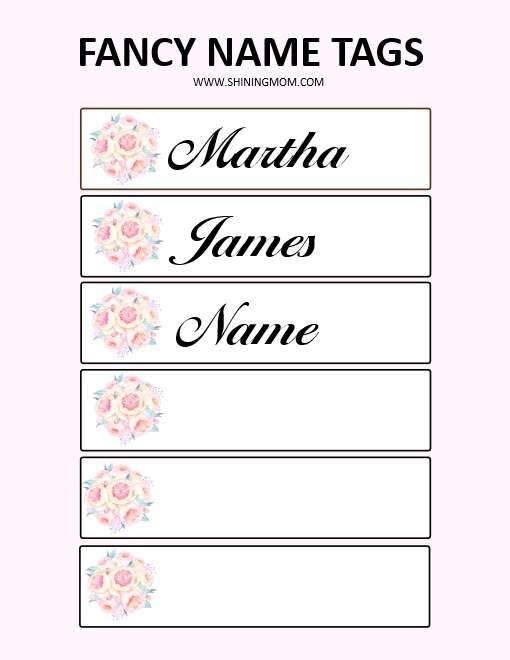 Name Tag Outline Template Name Tag Outline Template